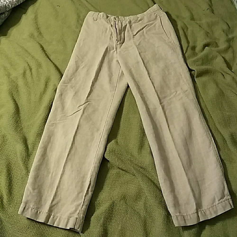 Men's Stonewashed Linen Dockers